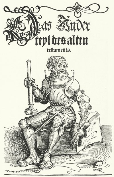 Seite aus der ersten Ausgabe von Luthers Altem Testament (Stich) von German School