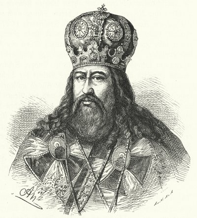 Patriarch Nikon von Moskau (Stich) von German School