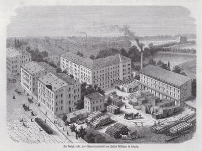 Klavierfabrik von Julius Blüthner, Leipzig, Deutschland von German School