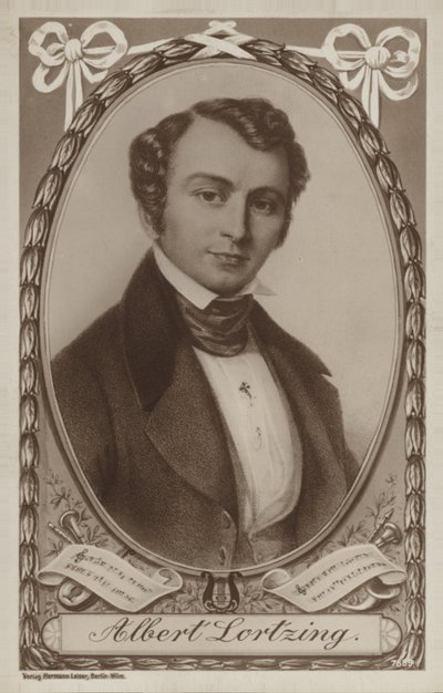Porträt von Albert Lortzing von German School