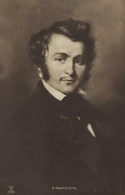 Porträt von Albert Lortzing von German School