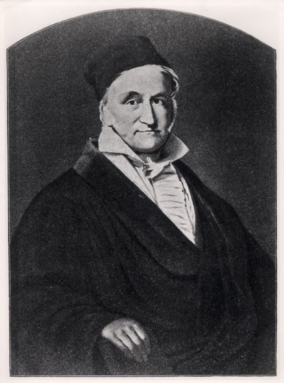 Porträt von Carl Friedrich Gauß (1777-1855) aus 