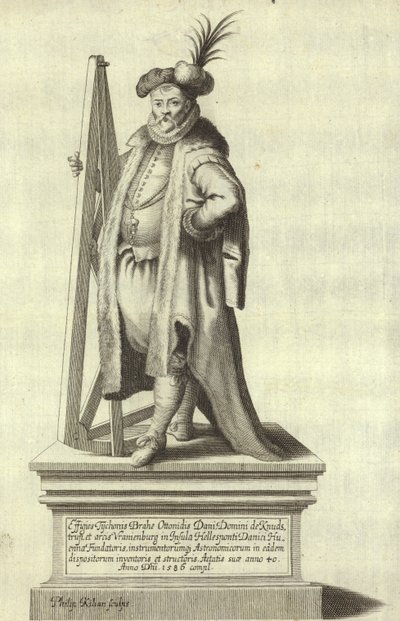 Porträt von Tycho Brahe von German School