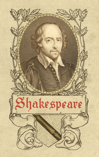 Porträt von William Shakespeare von German School