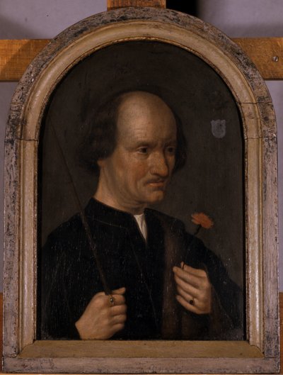Porträt eines alten bartlosen Mannes, 1501-1600 von German School