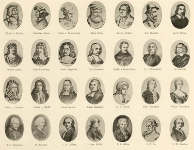 Porträts berühmter Deutscher aus 