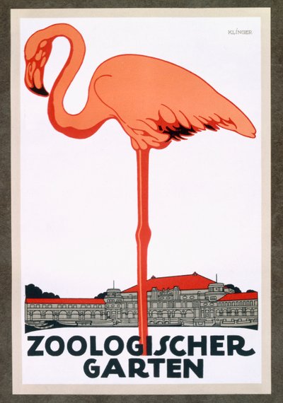 Plakat für den Zoologischen Garten, Berlin von German School