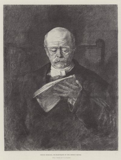Fürst Bismarck, Ex-Kanzler des Deutschen Reiches (Stich) von German School