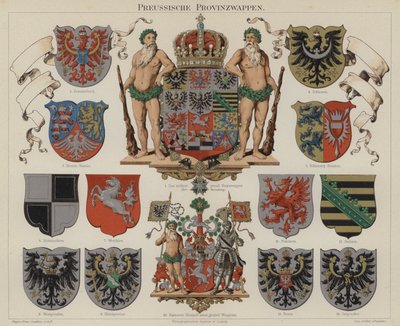 Preußische Provinzwappen von German School