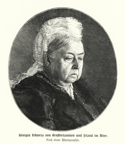 Königin Victoria im Alter von German School