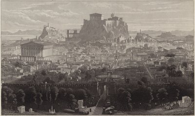 Rekonstruktion des antiken Athen von German School