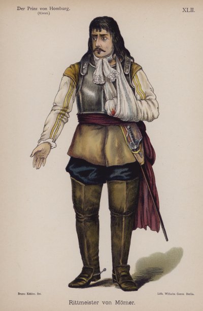 Rittmeister von Moerner, aus Der Prinz von Homburg von Heinrich von Kleist von German School