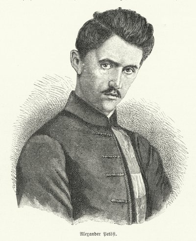 Sandor Petofi, ungarischer Dichter von German School