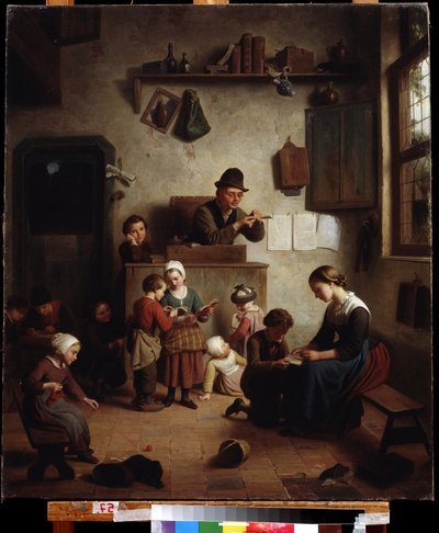 Klassenszene in einer Schule von German School
