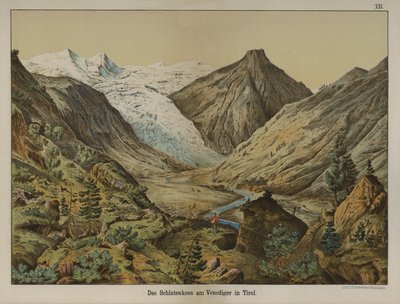 Schlatenkees-Gletscher am Venediger, Tirol, Österreich von German School