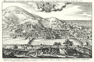 Belagerung von Heidelberg durch den Grafen von Tilly von German School