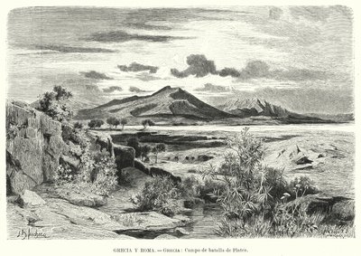 Schlachtfeld von Plataea, Griechenland von German School