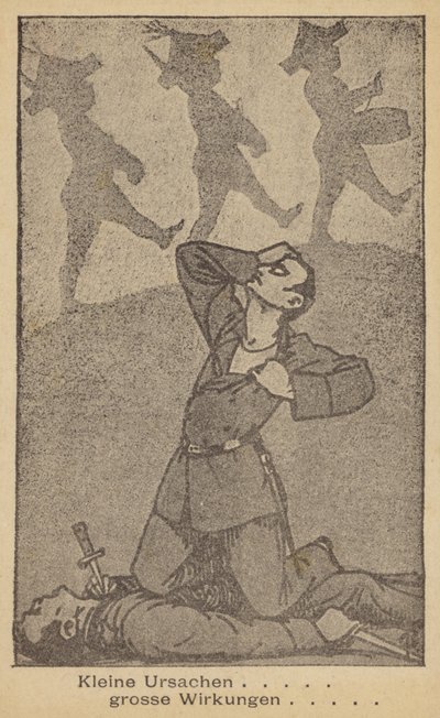 Kleine Ursachen... Große Wirkungen. Deutsche Antikriegsillustration, herausgegeben von WILPF (Women