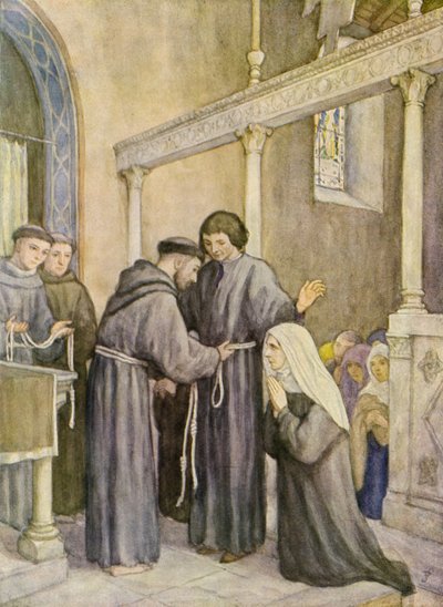 Der heilige Franziskus und die Gründung des Dritten Ordens von German School