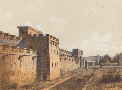 Straße in Pompeji, Kampanien, Italien von German School