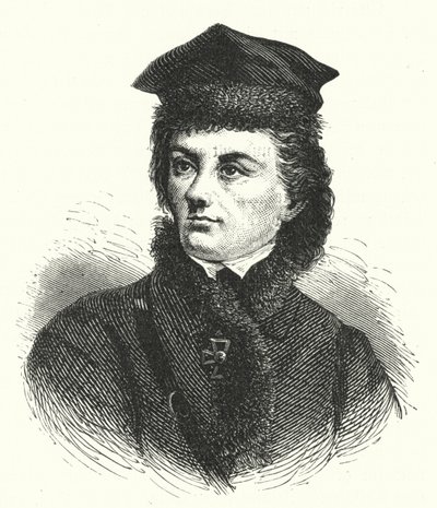 Tadeusz Kosciuszko, polnisch-litauischer General, der einen Aufstand gegen die russische und preußische Herrschaft führte (Stich) von German School