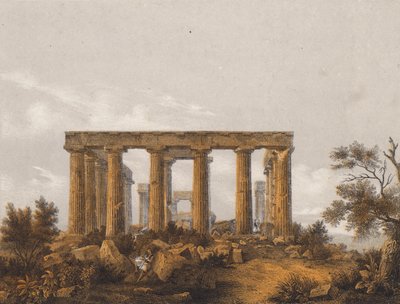 Tempel der Aphaia, Aegina, Griechenland von German School