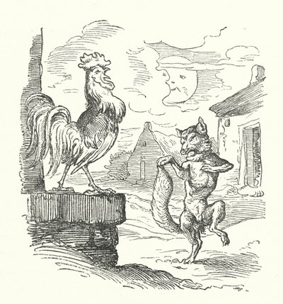 Der Hahn und der Fuchs von German School
