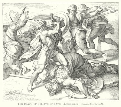 Der Tod von Goliath von Gath von German School