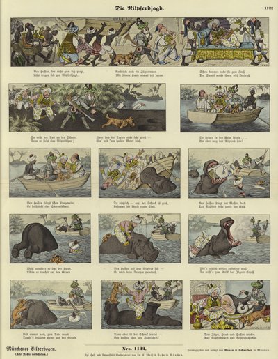 Die Nilpferdjagd von German School