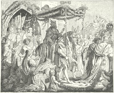 Der Heilige Römische Kaiser Karl IV. betritt Lübeck von German School