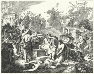 Die Juden werden in Babylon gefangen genommen von German School