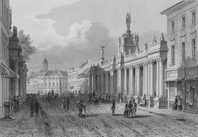 Die Königsbrücke und ein Teil des Alexanderplatzes, Berlin von German School