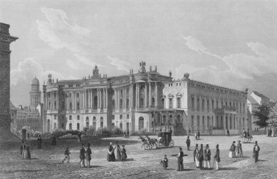 Die Bibliothek und der Palast der Prinzen von Preußen, Berlin von German School