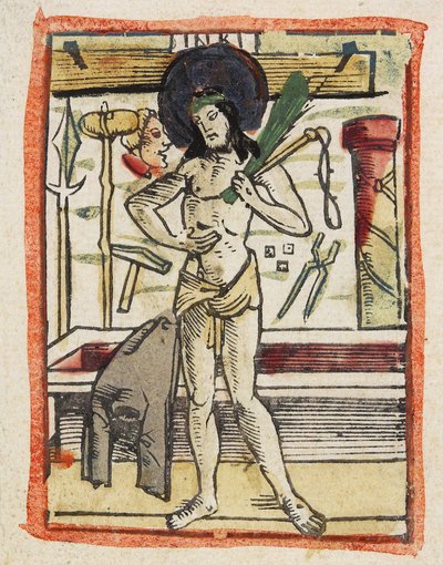 Der Schmerzensmann, um 1480-1490 von German School
