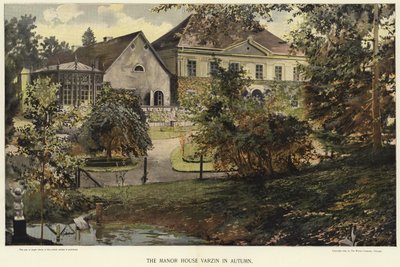 Das Herrenhaus Varzin im Herbst von German School