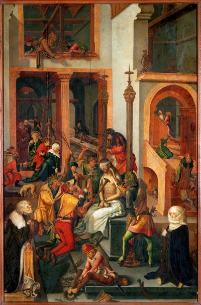 Die Verspottung Christi von German School