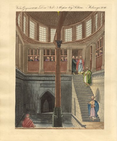 Der Nilometer auf der Insel Rawda bei Kairo von German School