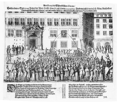 Der Frieden von Nürnberg, 25. September 1649 von German School