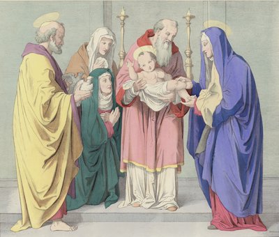 Die Darstellung im Tempel von German School