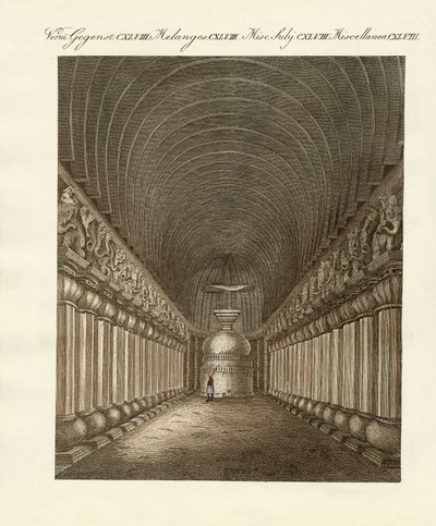 Die Höhlen von Carli in Indien von German School