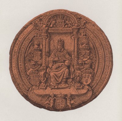 Das große Siegel des Heiligen Römischen Kaisers Maximilian II. von German School