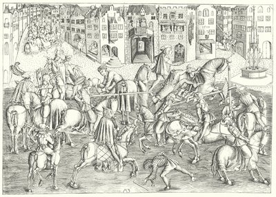 Turnier in München während der Herrschaft von Albrecht IV., Herzog von Bayern von German School