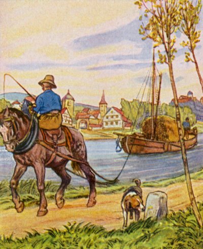 Treidelschiff von German School