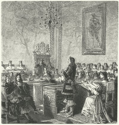 Prozess gegen William Russell, Lord Russell, wegen Hochverrats gegen König Karl II. von German School