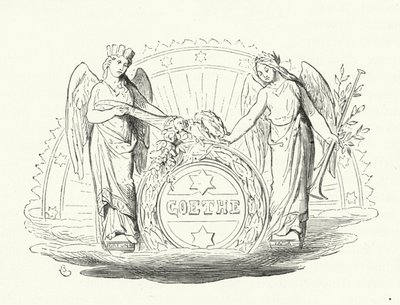 Hommage an den deutschen Autor Johann Wolfgang Goethe von German School