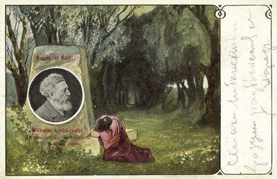 Wilhelm Liebknecht, deutscher sozialdemokratischer Politiker von German School