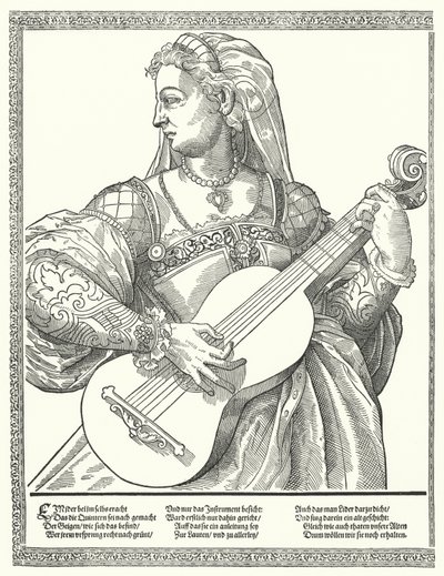 Frau spielt Gitarre von German School