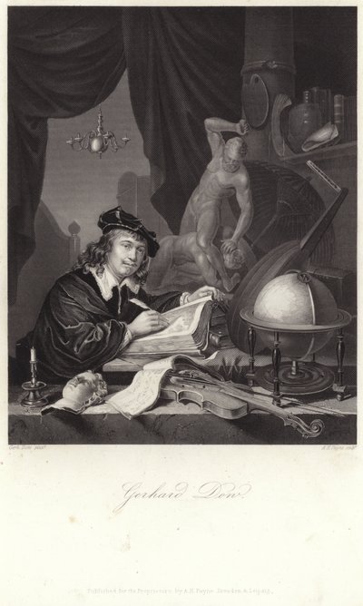 Porträt von Gerrit Dou von Gerrit Dou