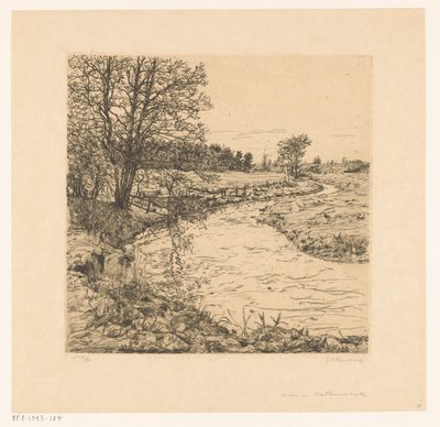 An der Hattemerbeek von Gerrit Haverkamp (signed by artist)