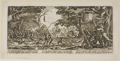 Die Bauern rächen sich, Platte siebzehn aus Die großen Leiden des Krieges von Gerrit Lucasz van Schagen